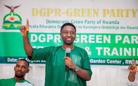 Rwamagana:Abarwanashyaka b'Ishyaka riharanira Demokarasi no kurengera Ibidukikije mu Rwanda (DGPR-Green Party of Rwanda) barashimira iterambere bokoje kugeraho babifashijwe n'Ishyaka ryabo