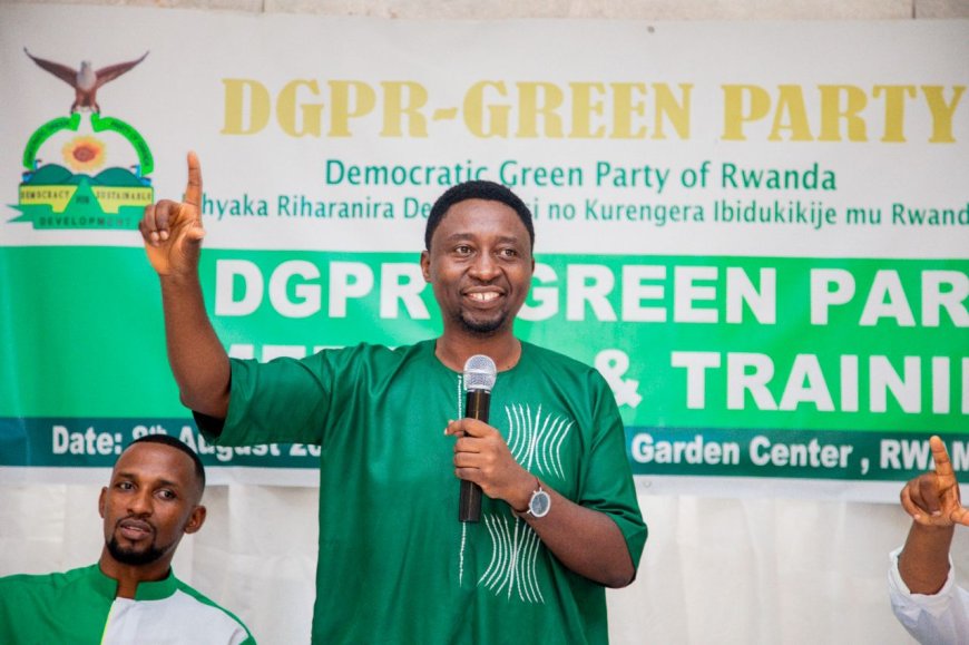 Rwamagana:Abarwanashyaka b'Ishyaka riharanira Demokarasi no kurengera Ibidukikije mu Rwanda (DGPR-Green Party of Rwanda) barashimira iterambere bokoje kugeraho babifashijwe n'Ishyaka ryabo