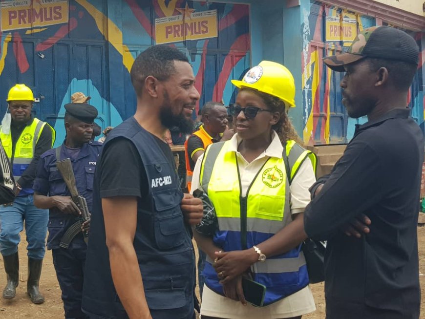 RD Congo :Bagira propre,le maire de la ville de Bukavu Ladis Muganza Wakandwa felicite le travail de titan et la  determination du bourgmestre Marc Sumbu Socrate et son adjoint Muhoza Shaka  Jean-Marie